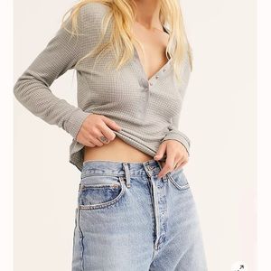 Free People One of The Girl Henley